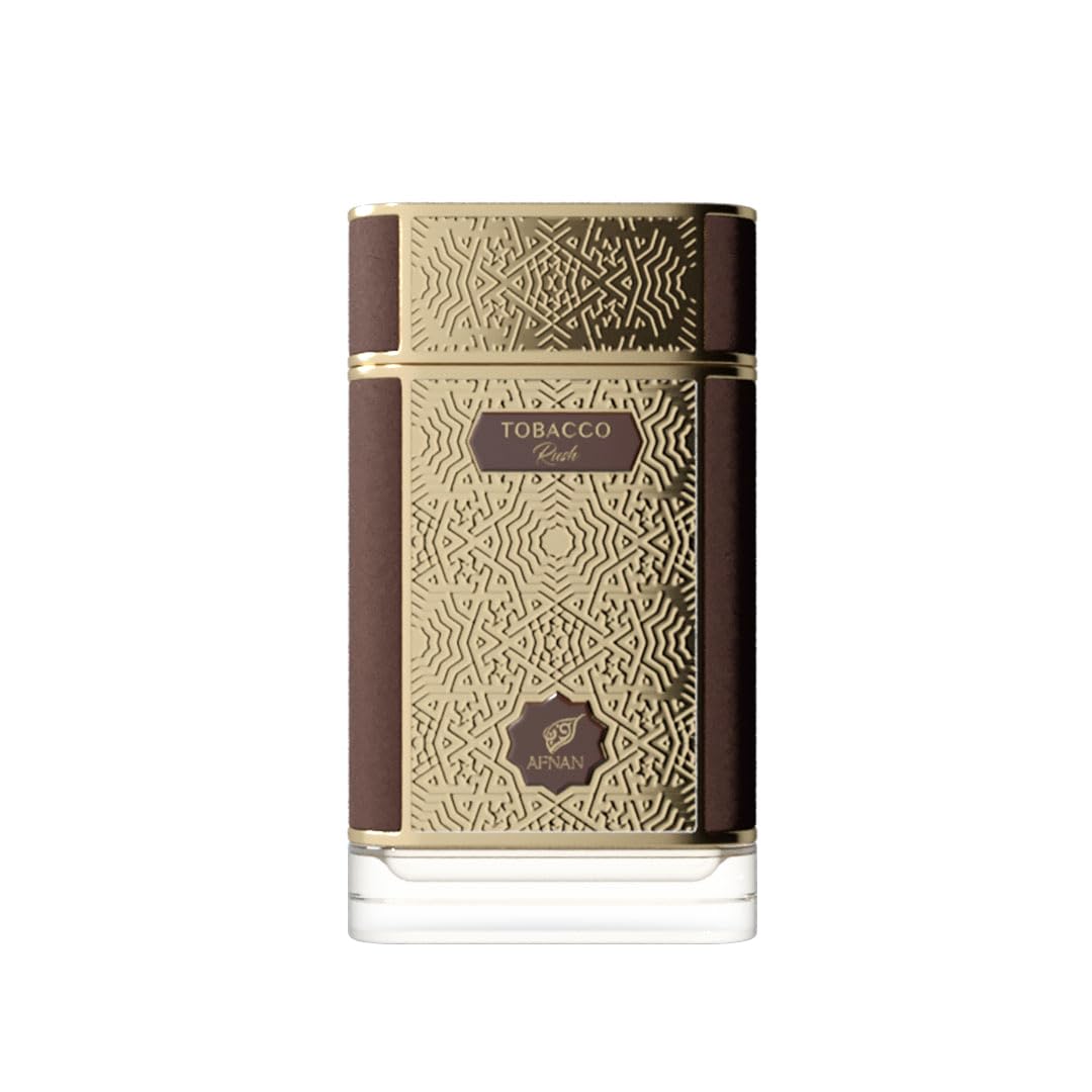 Afnan Tobacco Rush Men Eau de Parfum Rich Scent 2.7 Oz