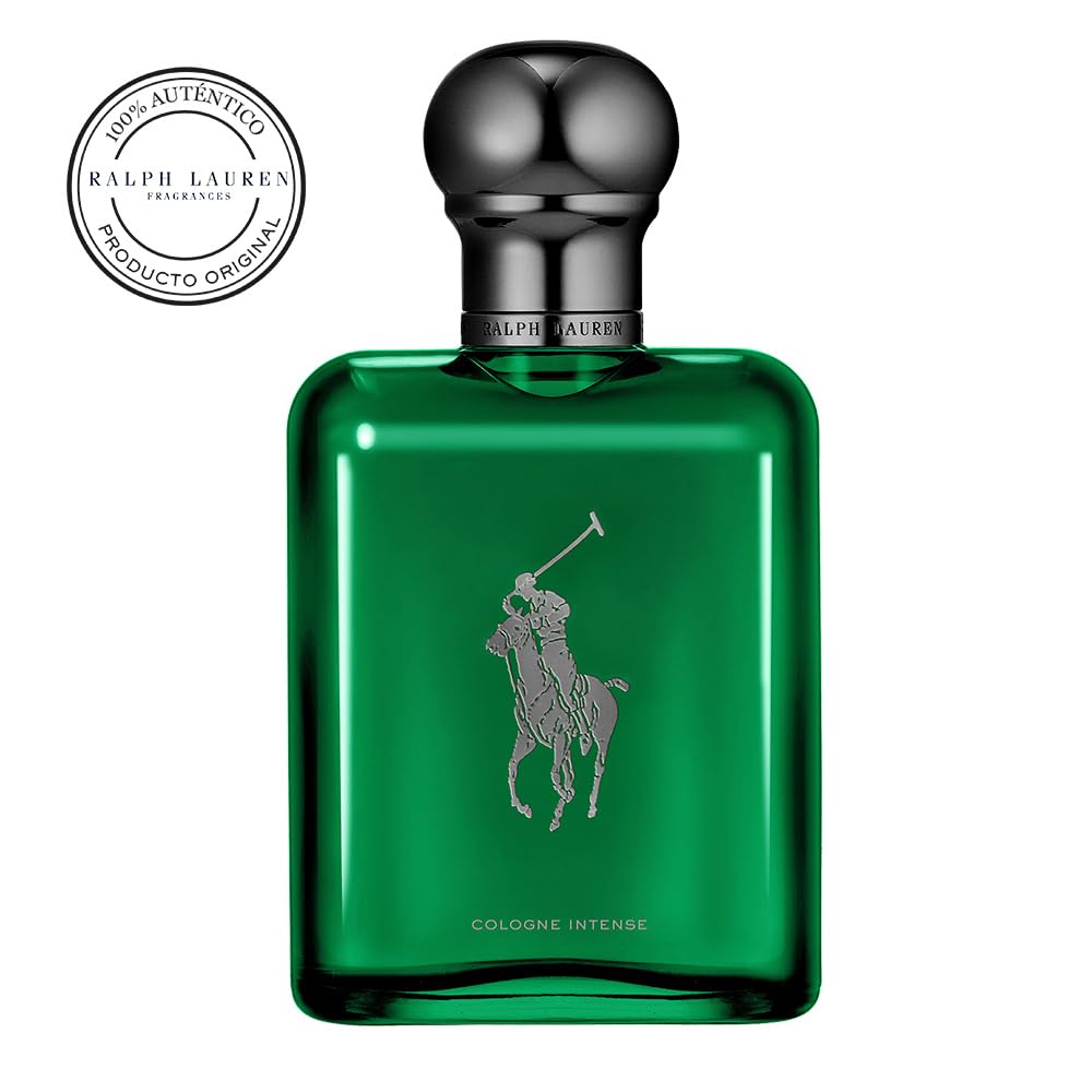 Ralph Lauren Polo Green Intense Cologne for Men with Citrus and Woody Aroma