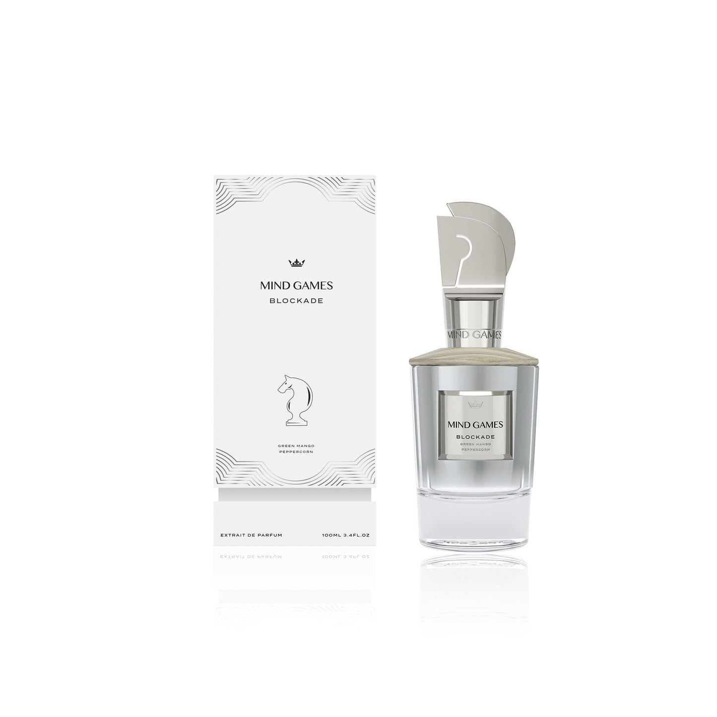 Mind Games Blockade Unisex Luxury Extrait de Parfum with Woody and Fruity Elegance