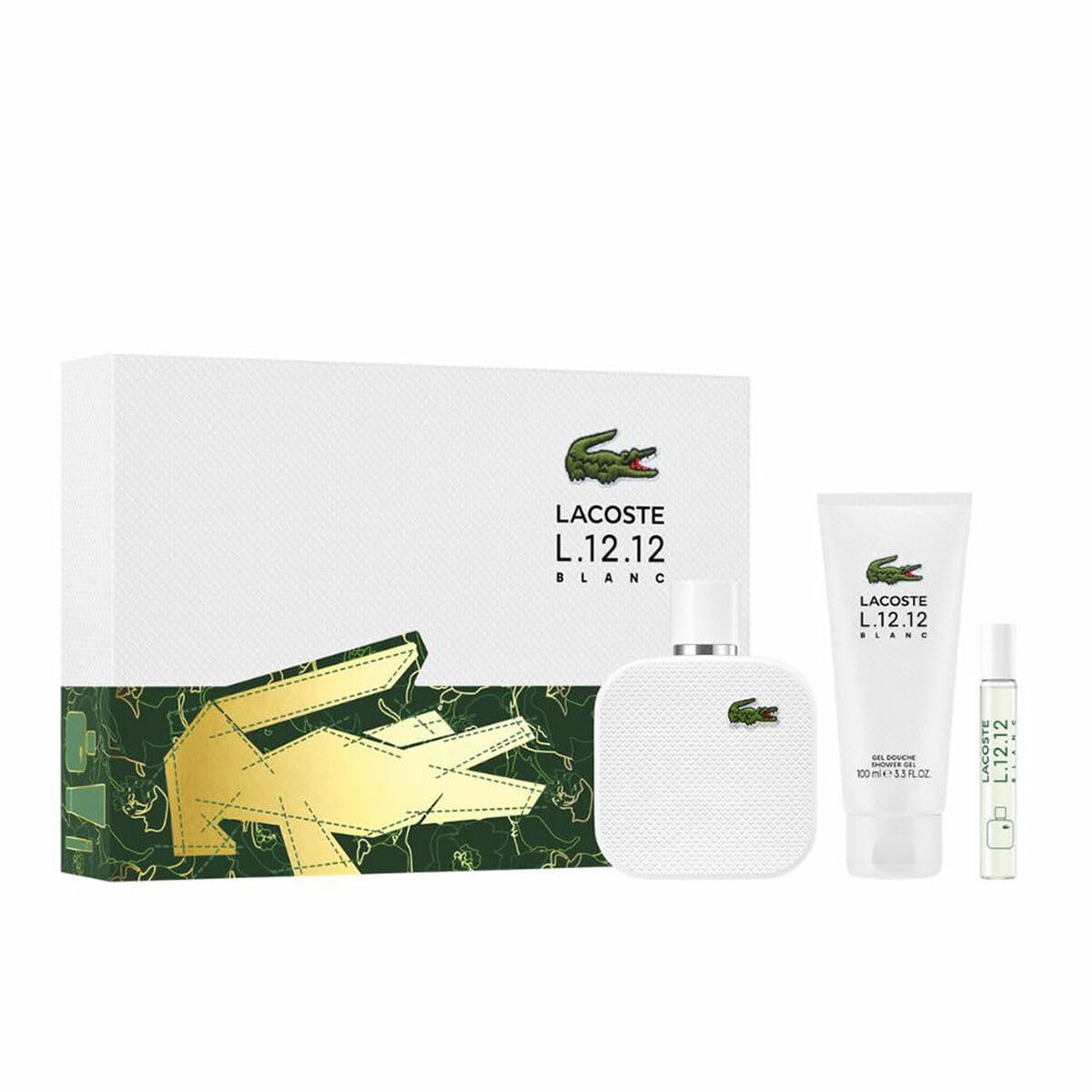 Lacoste L.12.12 Blanc Scope Eau de Toilette Fresh Citrus Men's Fragrance Set