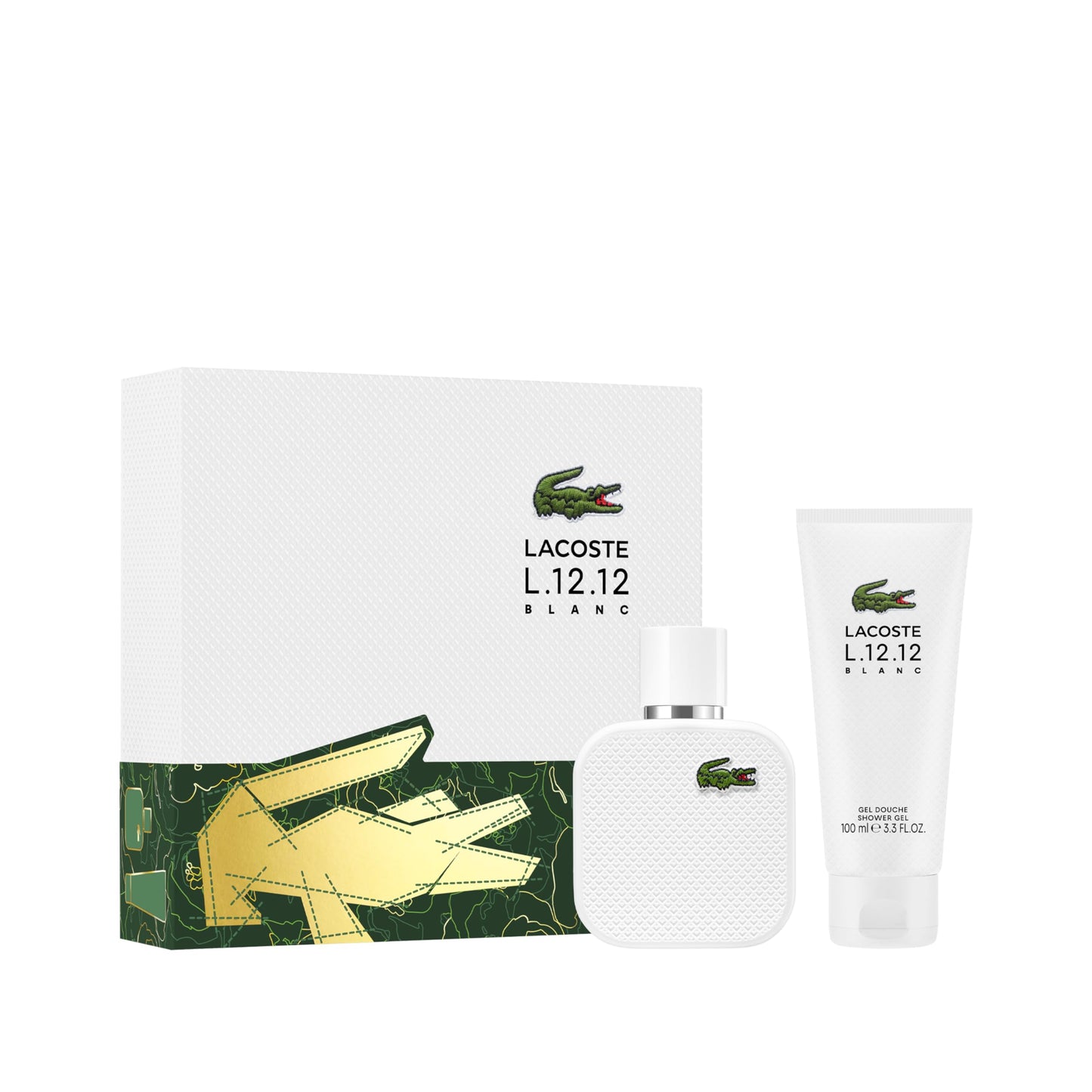 Lacoste L.12.12 Blanc Daytime Men's Fragrance Set Vibrant Freshness