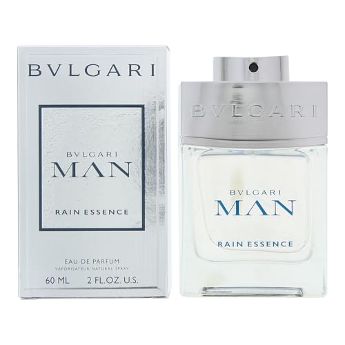 Bulgari Man Rain Essence Eau de Parfum Spray for Men with Hydrating Fragrance