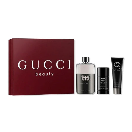 Gucci Guilty Pour Homme Elegant Men’s Fragrance Set for Luxurious Scent Experience