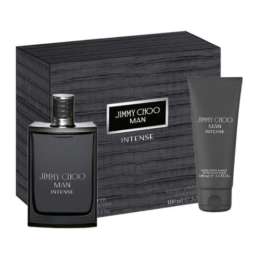 Jimmy Choo Man Intense All-Day Wear Men's Fragrance Set with EDT and After Shave Balm