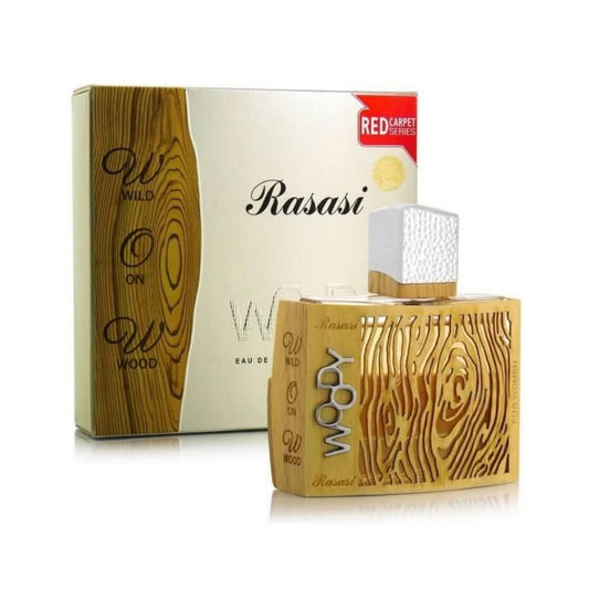 Rasasi Woody Eau de Parfum for Men Spray Long-Lasting Fresh Woody Aroma