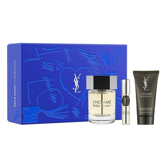 YVES SAINT LAURENT L'Homme Men's Fragrance Gift Set Eau de Toilette Elegant Woody Citrus