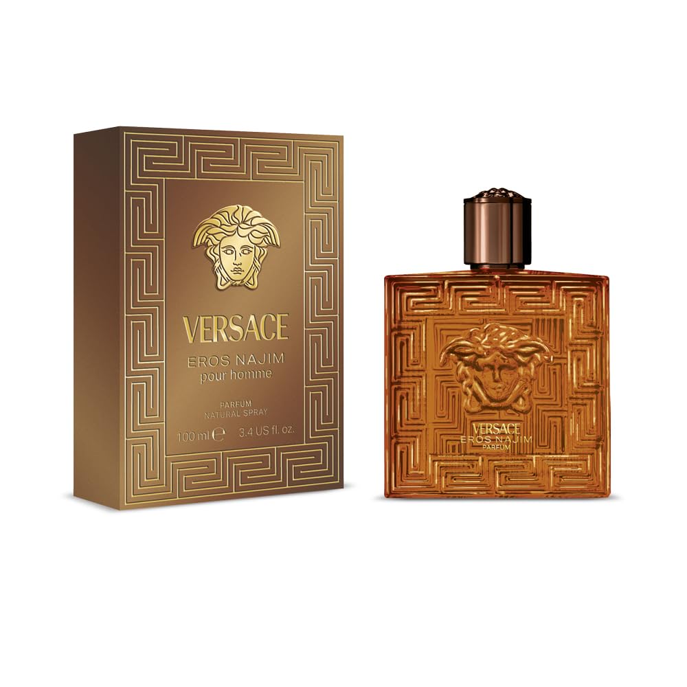 Versace Eros Najim 3.4 Ounce Parfum Spray for Men Featuring Seductive Aroma