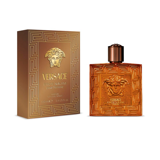 Versace Eros Najim 3.4 Ounce Parfum Spray for Men Featuring Seductive Aroma
