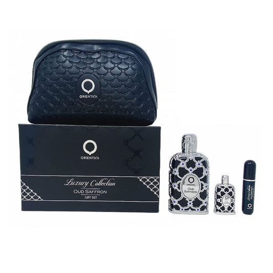 Al Haramain Orientica Oud Saffron Universal Eau de Parfum Rich and Exotic Fragrance Set