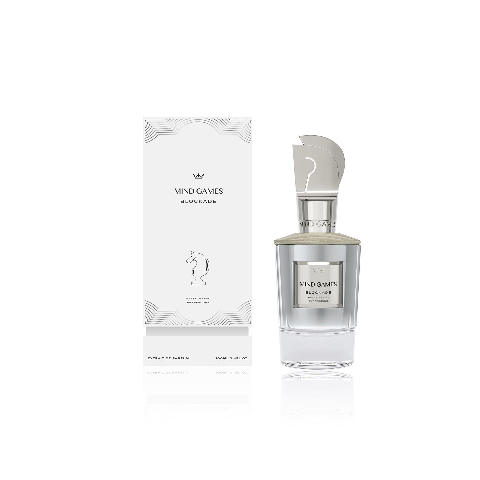 Mind Games Blockade Unisex Luxury Extrait de Parfum with Woody and Fruity Elegance