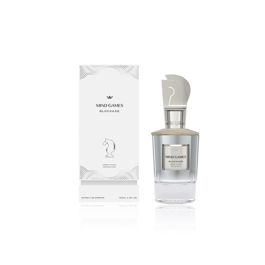 Mind Games Blockade Unisex Luxury Extrait de Parfum with Woody and Fruity Elegance