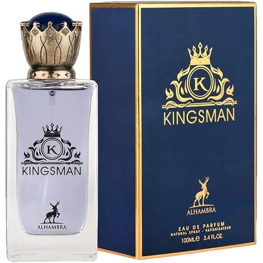 Maison Alhambra Kingsman Men's Eau de Parfum Spray with Powerful and Masculine Fragrance