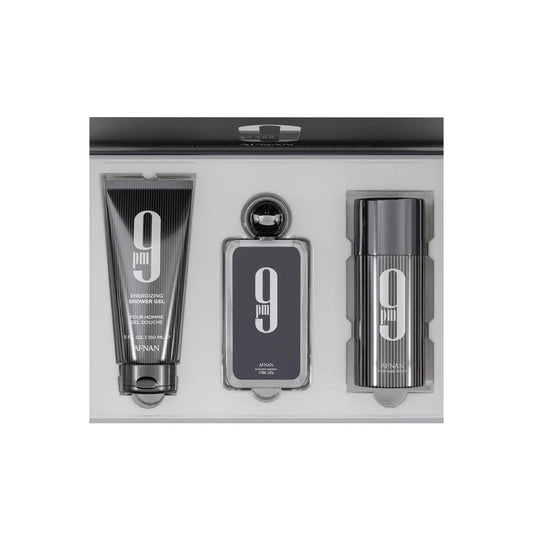 Afnan 9 PM Perfume Set for Unisex Luxury Fragrance 3.4 Oz