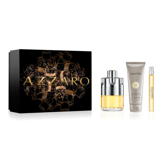 Azzaro Wanted Men's Fragrance Set Complete with Captivating Scent Experience