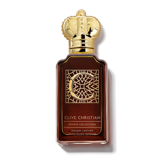 Clive Christian Private Collection Woody Leather Men's Eau de Parfum with Rich Woody Leather Notes