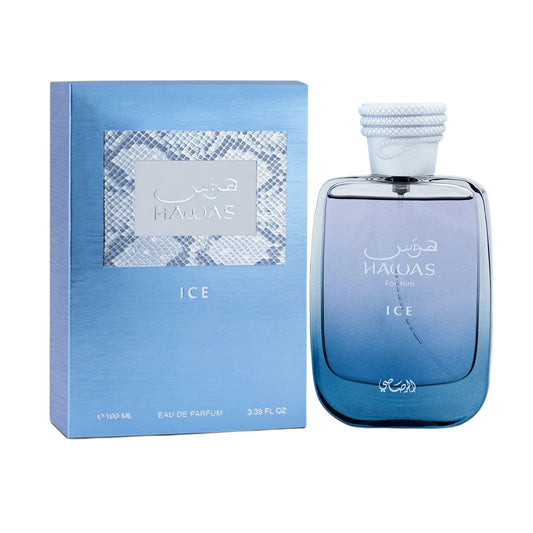 Rasasi Hawas Ice for Men Eau de Parfum with Fresh Aquatic Notes