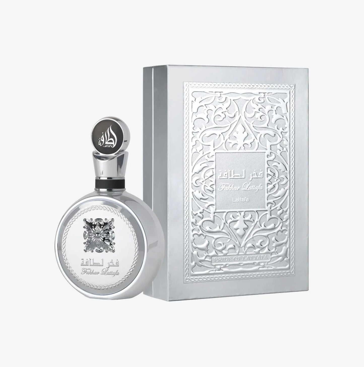 Lattafa Fakhar Platin Men's Eau de Parfum Bold Spicy Woody Fragrance