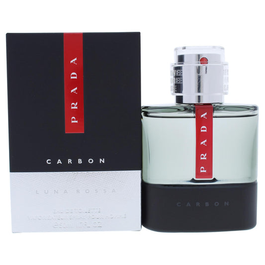 Prada Luna Rossa Carbon Men's Elegant Bergamot EDT Fragrance for Confidence
