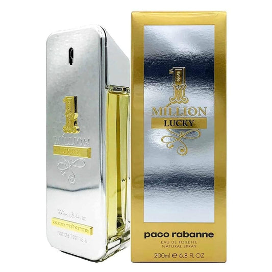Paco Rabanne One Million Lucky Eau de Toilette for Men Invigorating Woody Scent