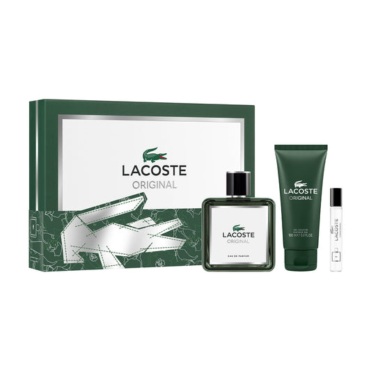 Lacoste Original Eau de Parfum Men's Gift Set with Refreshing Fragrance Feature