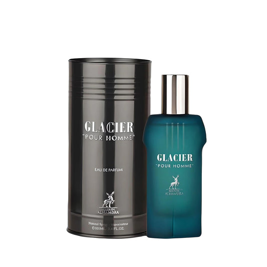 Maison Alhambra Glacier Pour Homme Eau de Parfum with a Crisp, Refreshing Fragrance Feature