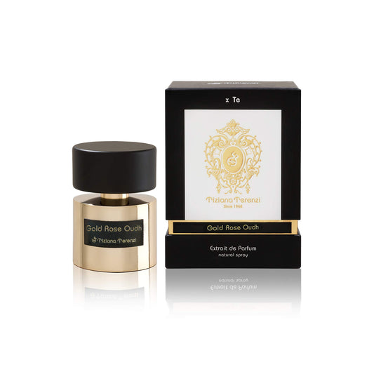Tiziana Terenzi Gold Rose Oudh Unisex Perfume with Decadent Woody-Oudh Fragrance