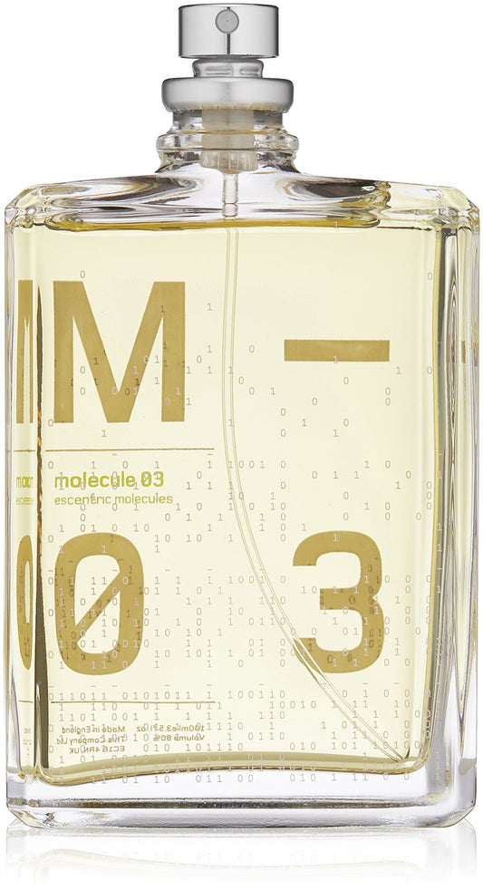 Escentric Molecules Molecule 03 Unisex Fragrance Eau de Toilette Distinctive Vetiver Essence