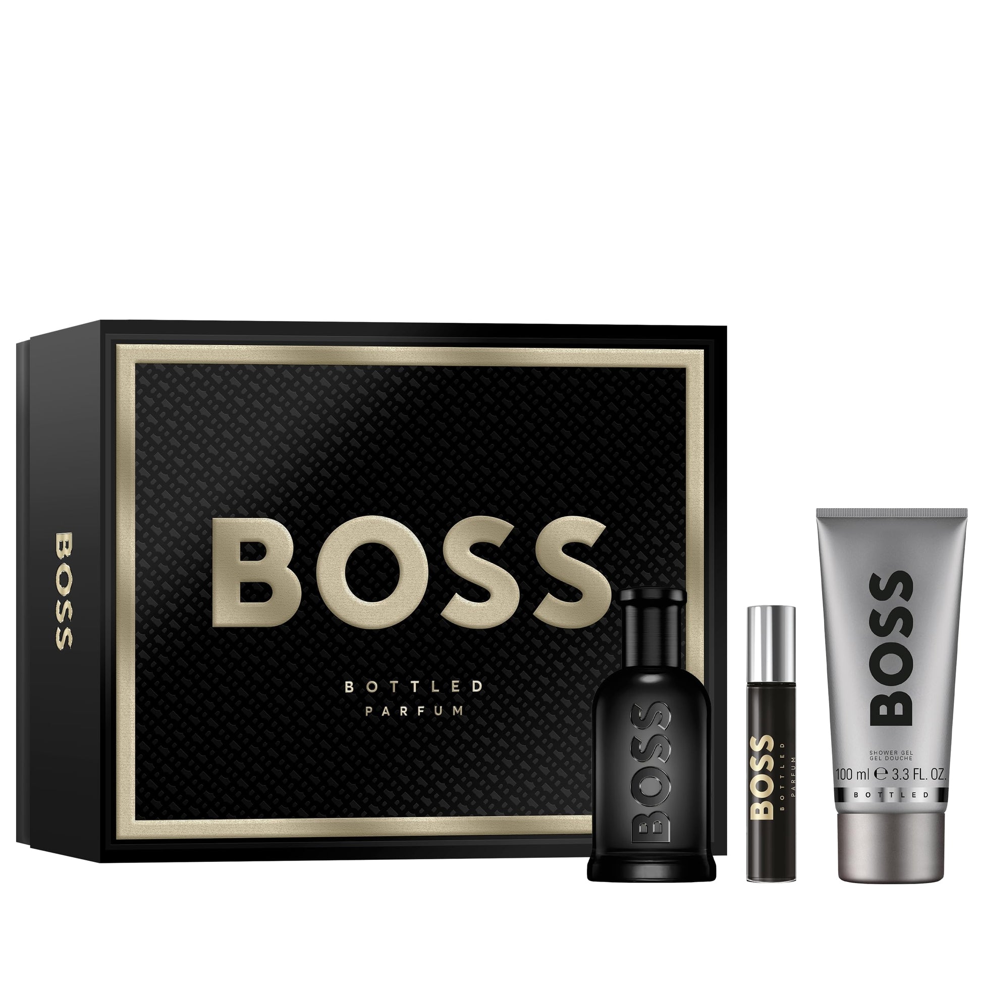 Hugo Boss Boss Bottled Parfum 3PC Men Set for a Classic and Timeless Experience
