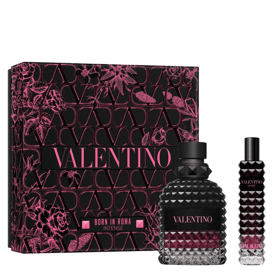 Valentino Born in Roma Intense Men's Fragrance Product Set with Bold Aroma
